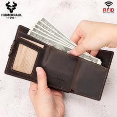 Leather Pop-Up Minimalist Card Holder