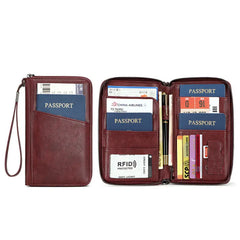 Travel Passport Clip Wallet