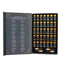 35 Bottle Master Essential Oil Library – 100% Pure Botanical Collection for Diffusion, Wellness & Artisanal Crafting