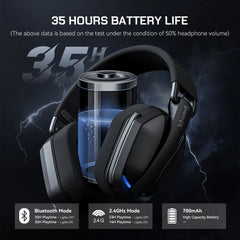 Wireless Gaming Headphones with Mic for PC, PS5 & Xbox by Snagg A Gaming Headset
