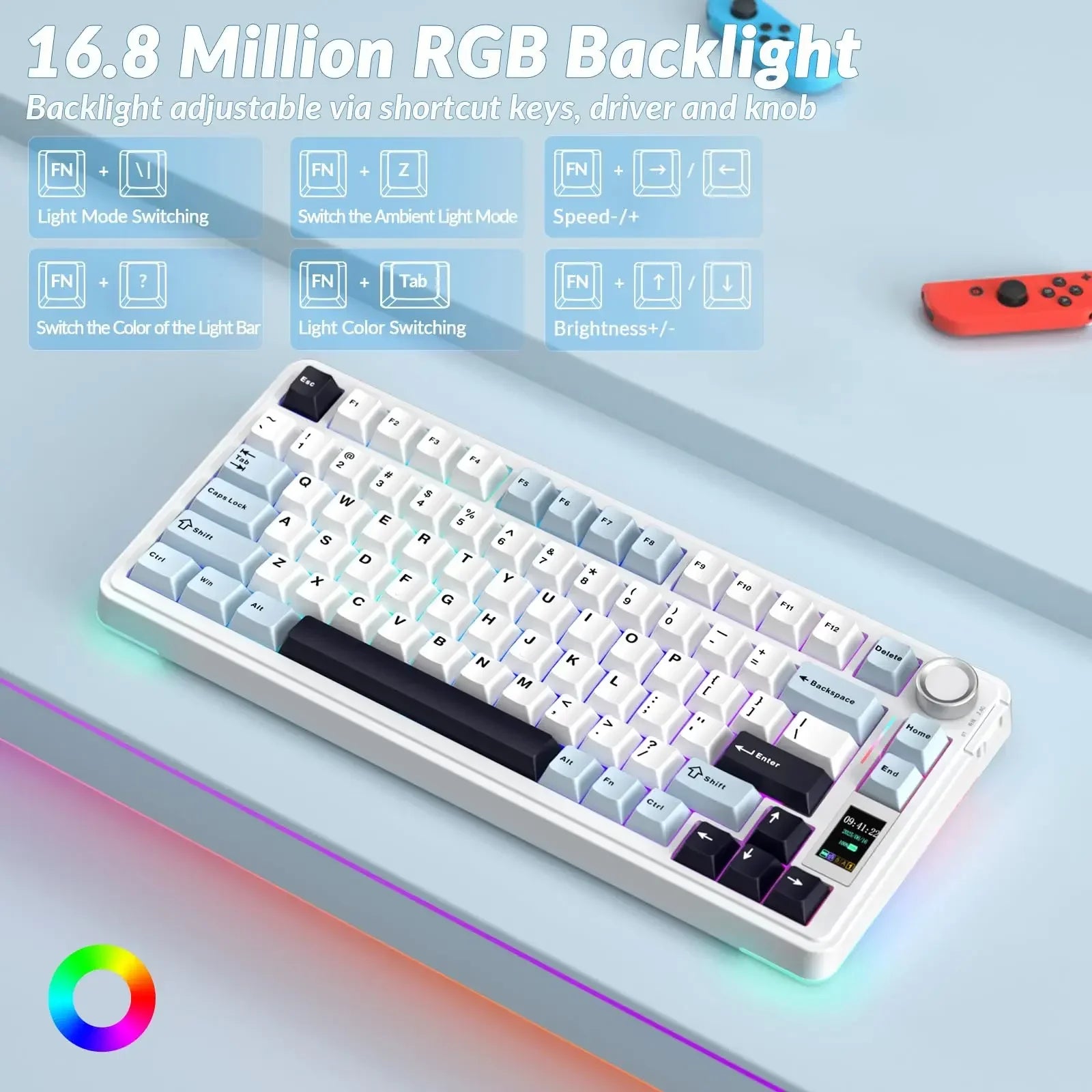 75% Wireless Mechanical Keyboard - 4000mAh Battery by Snagg A Keyboard