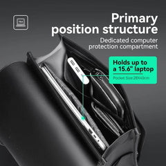 Classic Business Leather Backpack - SnaggIt