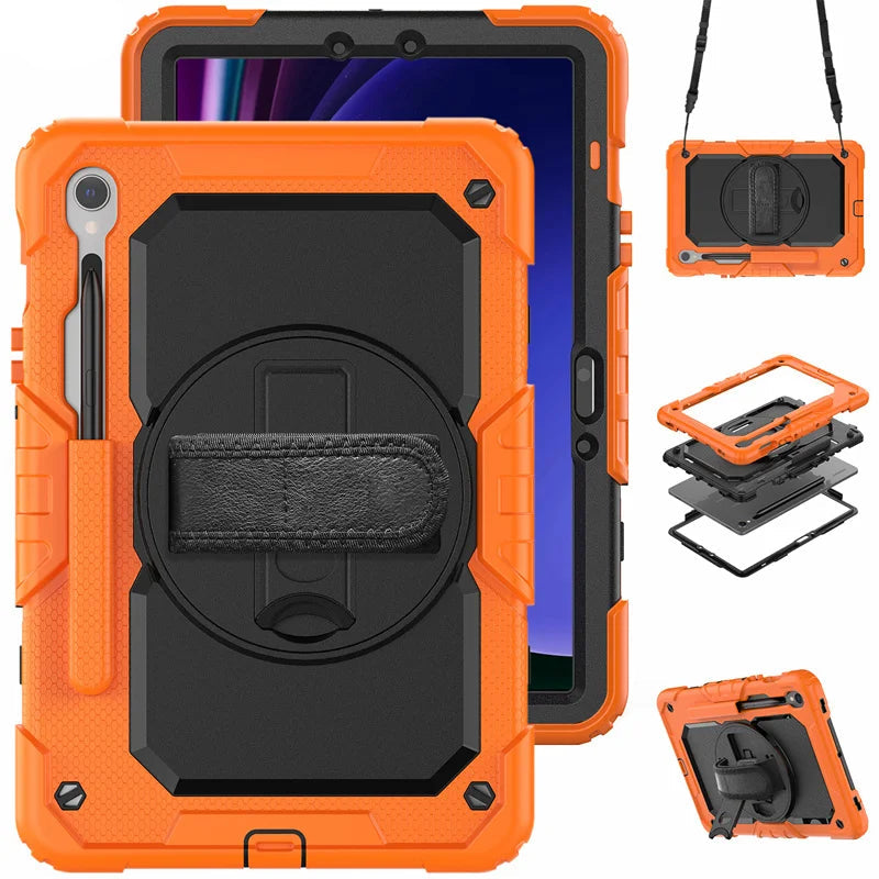 Kids Shockproof Tablet Cover For Samsung Tab S7 / S8 / S9 FE Plus by Snagg A Tab Case