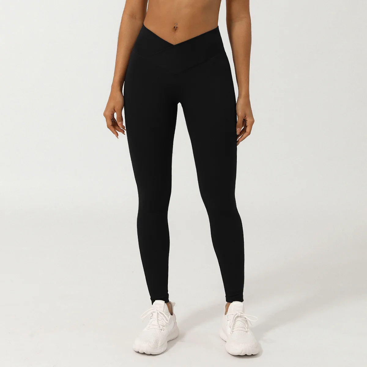 Women's Cross Waist Push-Up Yoga Leggings | High Waist Quick-Dry Gym Jogging Workout Tights