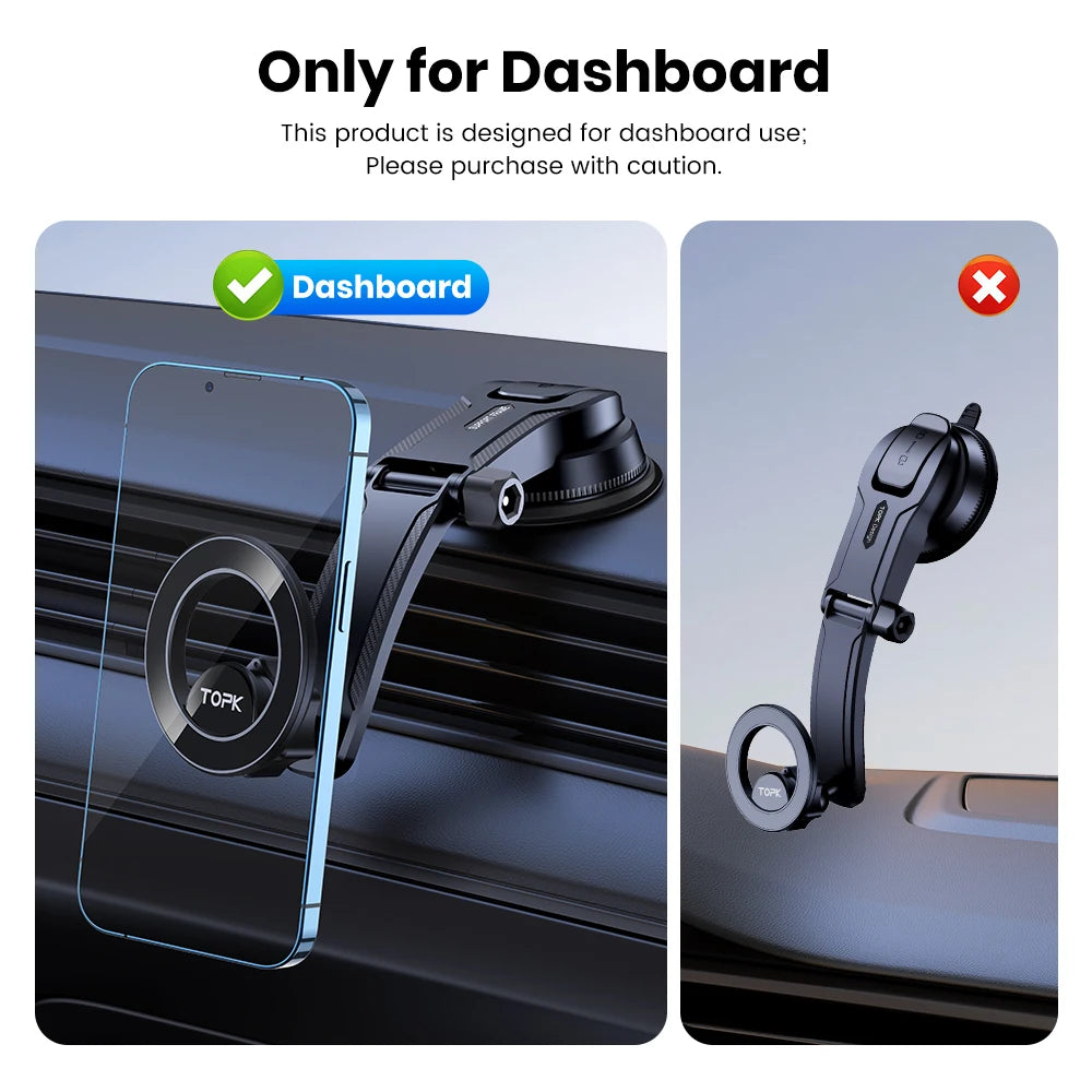 Magnetic Car Phone Holder by Snagg A Phone Holder