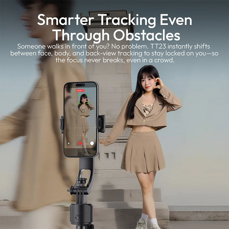 Auto Tracking Selfie Stick Tripod Gesture Control by Snagg A Tripod