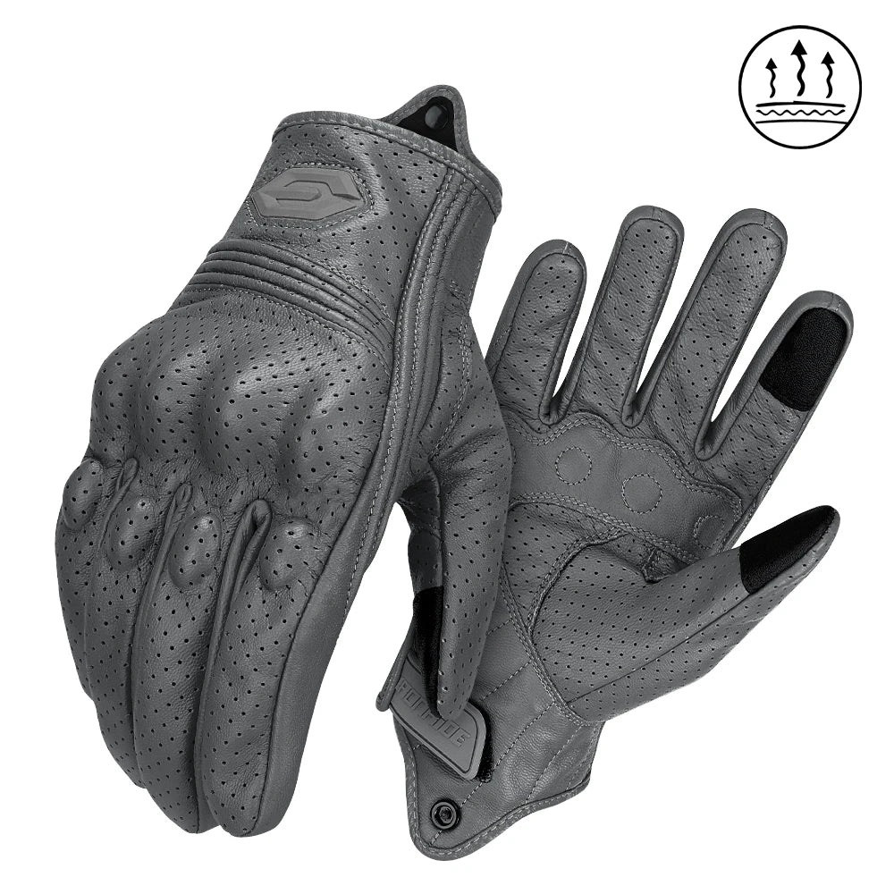 Vintage Leather Motorcycle Gloves by Snagg A Motorcycle Gloves