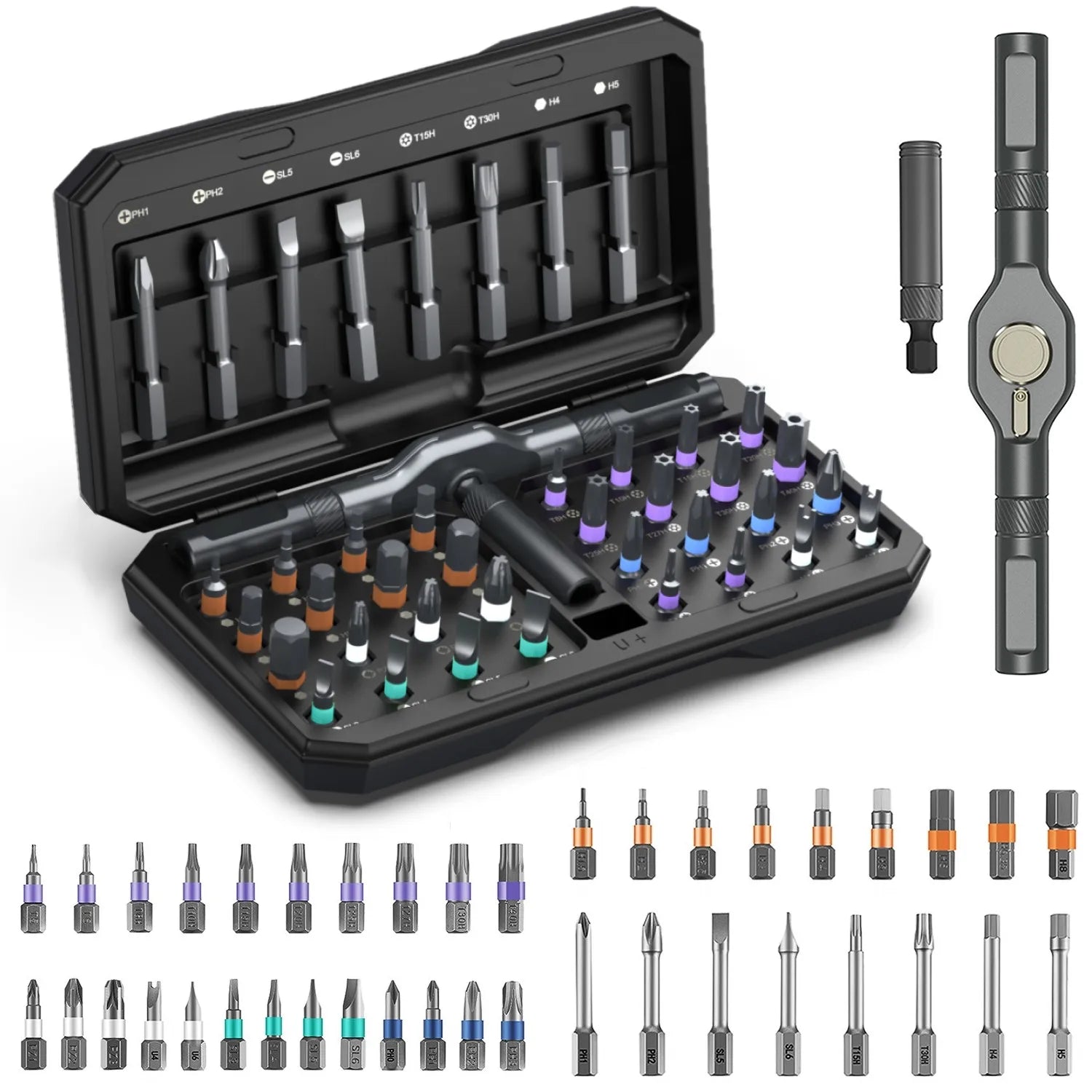 42-in-1 Magnetic Ratchet Screwdriver Set