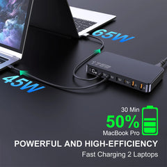 175W GaN 6-Port Fast Charging by Snagg A Charging Station