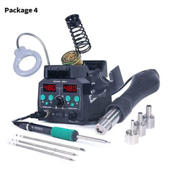 938BD-III 2-in-1 T12 Digital Soldering Station with Hot Air Gun - SnaggIt