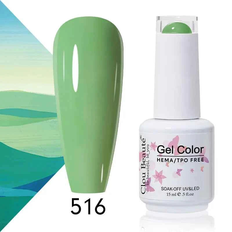 Professional 15ml HEMA & TPO-Free Gel Polish – High-Performance Semi-Permanent Varnish for Sensitive Skin