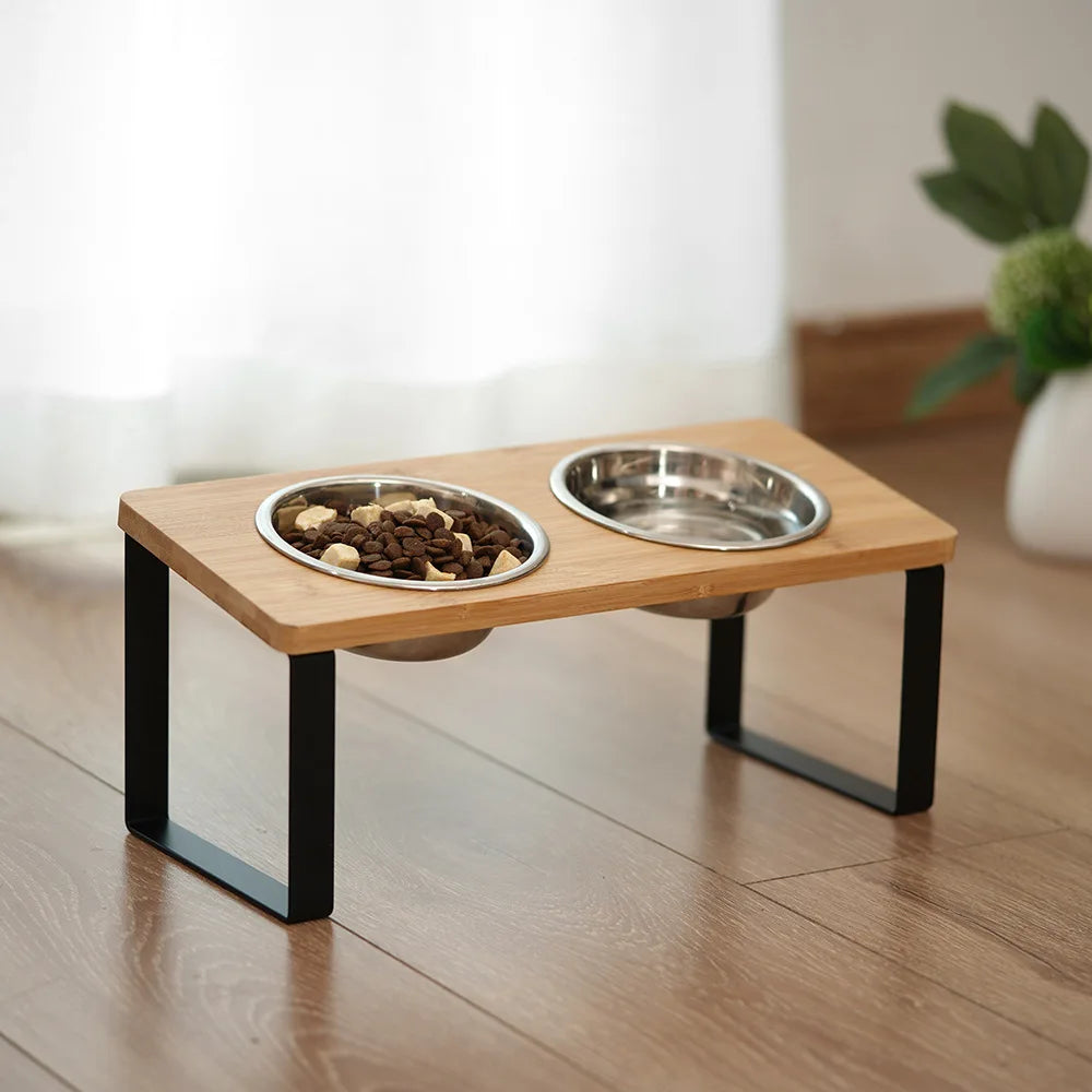 Elevated Slanted Kitten Plate Set by Snagg A Feeder