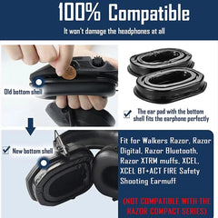 Replacement For Walker'S Electric Slim Earmuffs by Snagg An Ear Pads