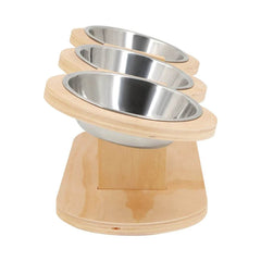 3 Elevated Tilted Cat Bowls - SnaggIt