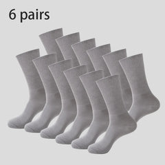 Men’s Diabetic Support Socks, Moisture Wicking, Non Binding Comfort (6 Pair )