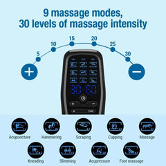 EMS & TENS Pulse Massager – 30 Level Muscle Stimulator for Full Body Relief
