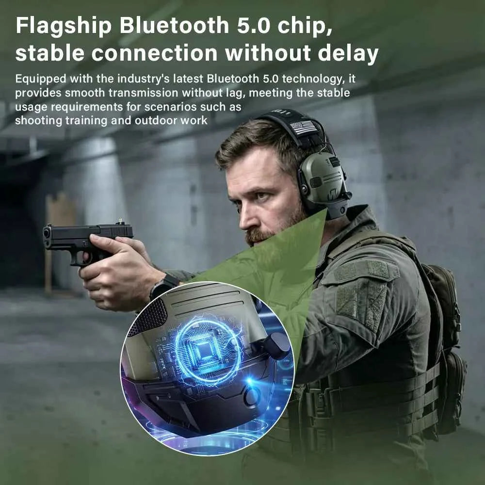 Electronic tactical shooting earmuffs – image 3