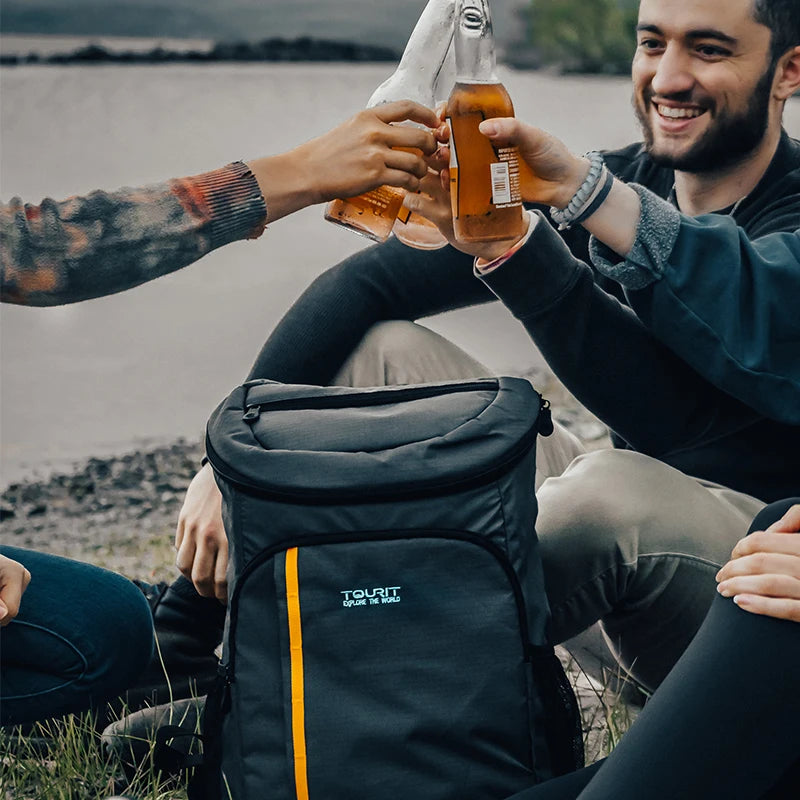 Thermal Insulated Cooler Backpack – Large Capacity Leakproof Picnic Bag with Bottle Opener for Outdoor & Meal Prep