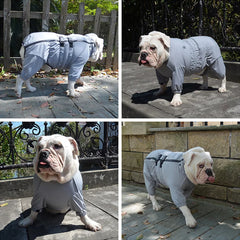 Waterproof 4-Leg Dog Raincoat Jumpsuit by Snagg A Raincoat