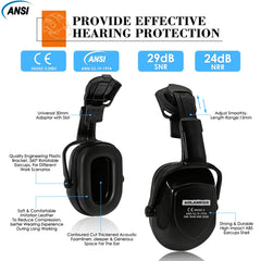 Forestry Safety Helmet With Earmuffs Face Shield by Snagg A Safety Helmet