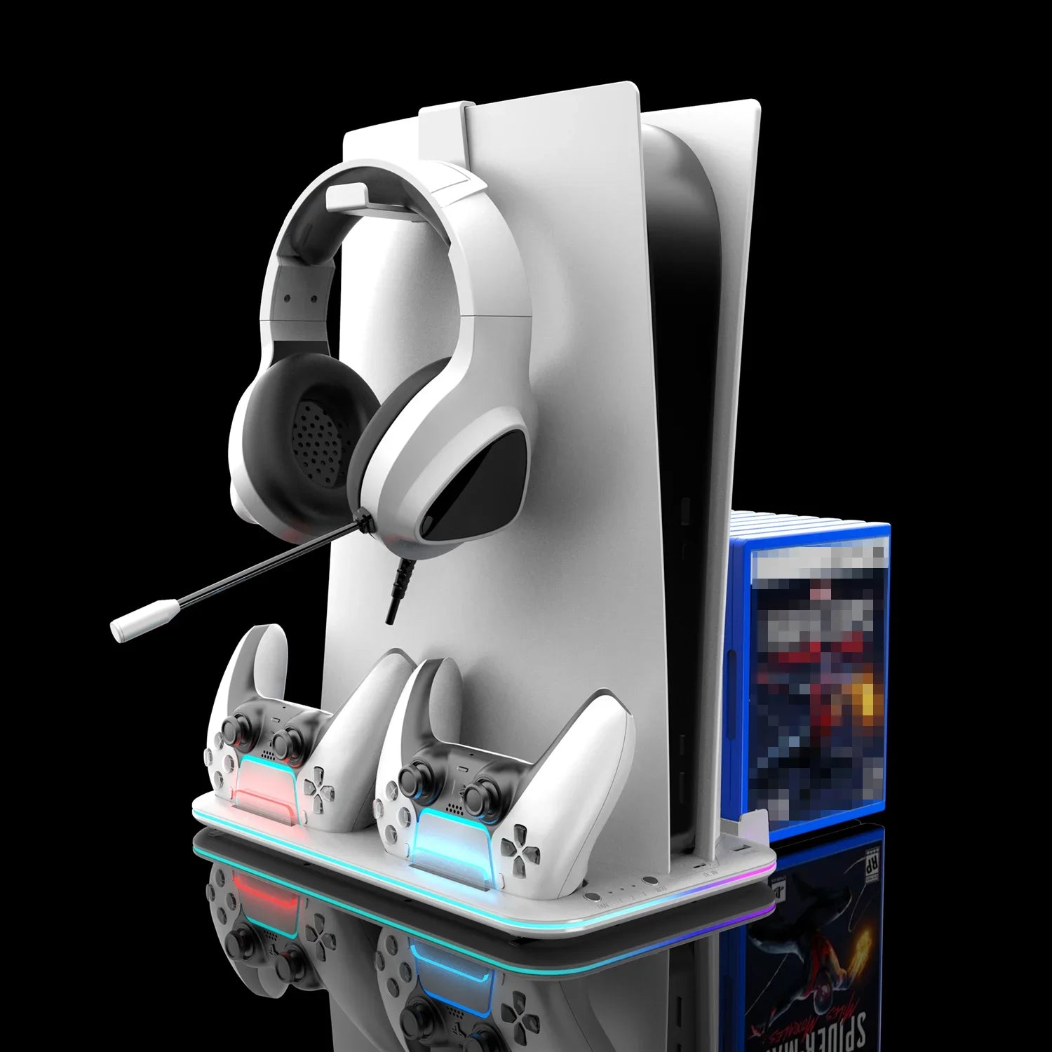 RGB Cooling & Charging Station for PS5 by Snagg A PS Stand