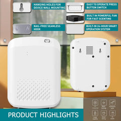 Smart Wall-Mounted Essential Oil Diffuser by SnaggIt
