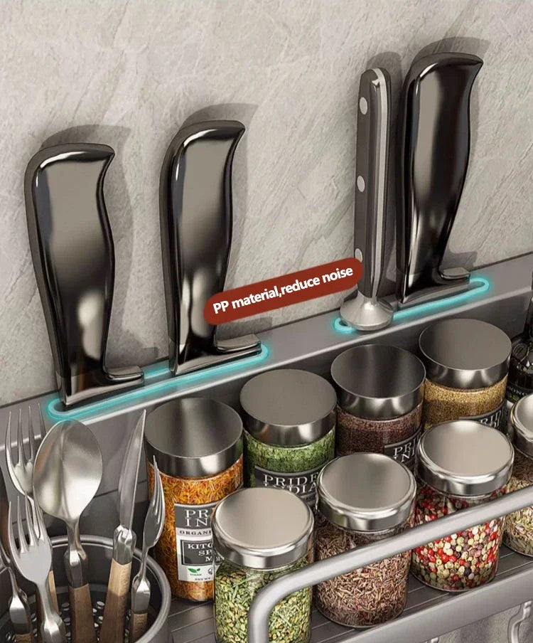 50cm Wall-Mounted Kitchen Storage Rack by Snagg A Rack