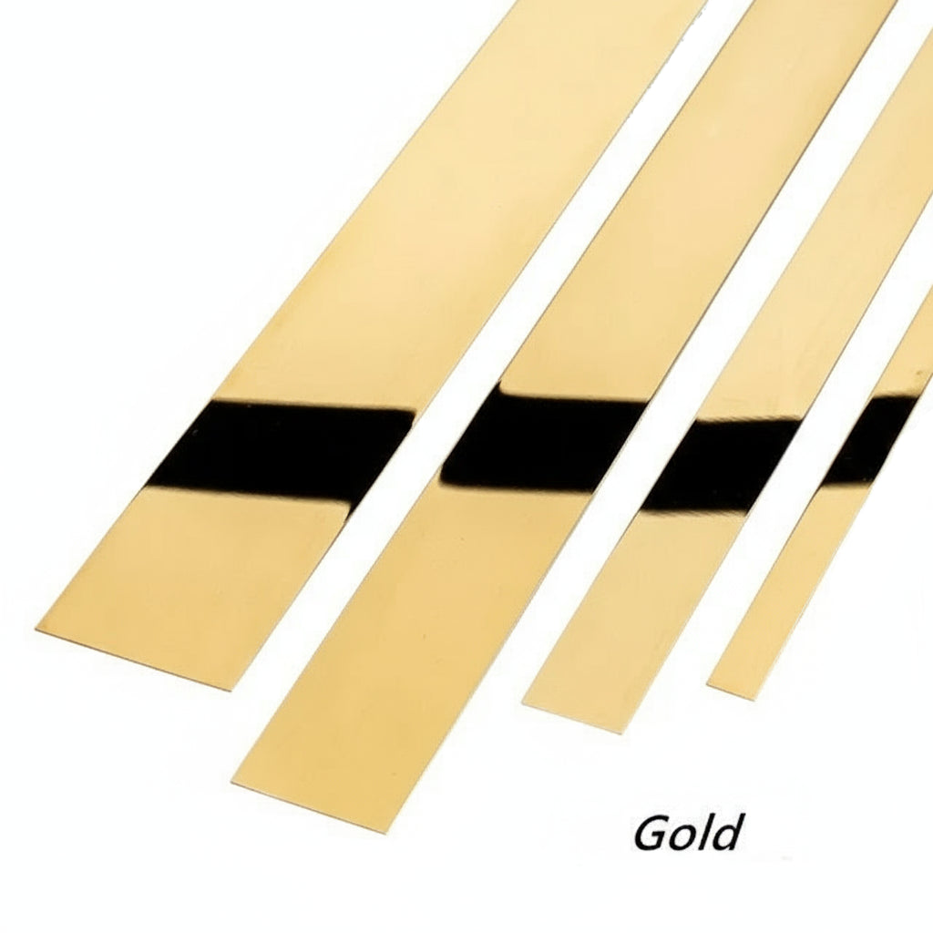 Stainless Steel Decorative Strip by Snagg A Wall Mirror