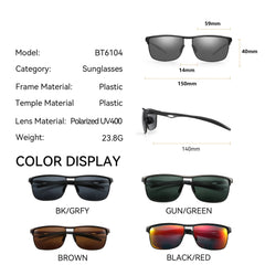 Fashion Aluminum Polarized Sunglasses by Snagg It Sunglasses