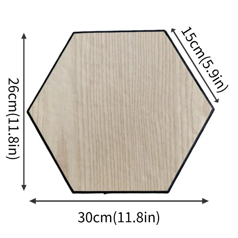10 PCS Wood Grain Wall Stickers by SnaggIt