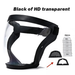 Super Protective Anti fog Full Face Shield by Snagg A Face Shield