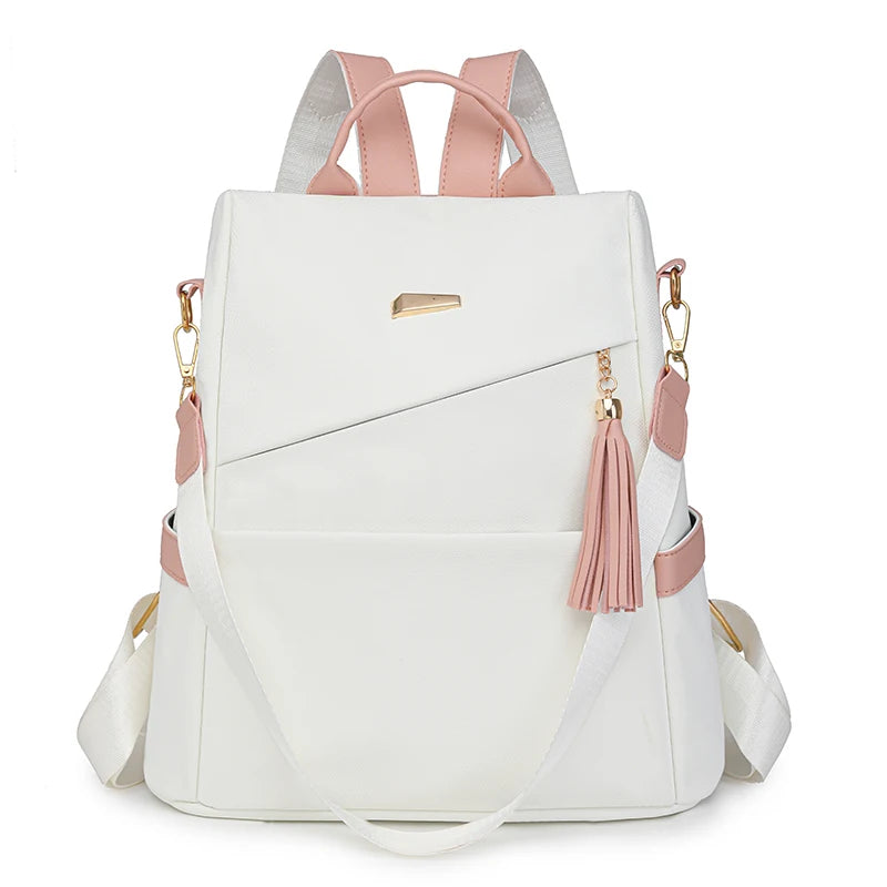 Women’s Fashion Colorblock Backpack by Snagg A Backpack