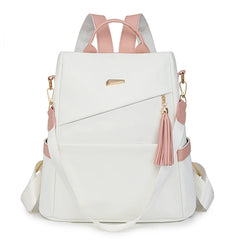 Women’s Fashion Colorblock Backpack by Snagg A Backpack