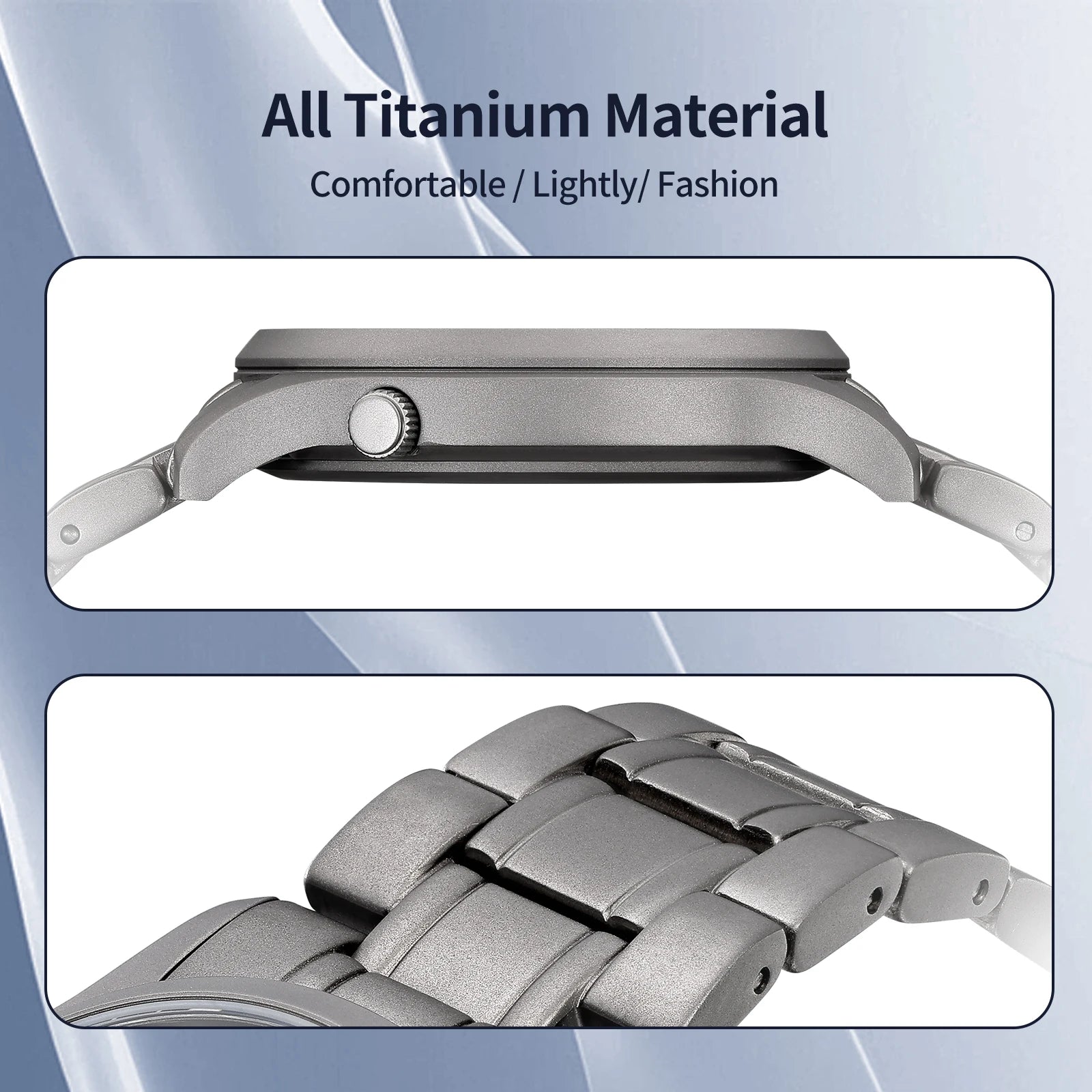 Titanium Quartz Watch – Rugged Elegance