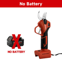 18V Brushless Cordless Electric Pruning Shears – 30mm Power Cutter with LED Display