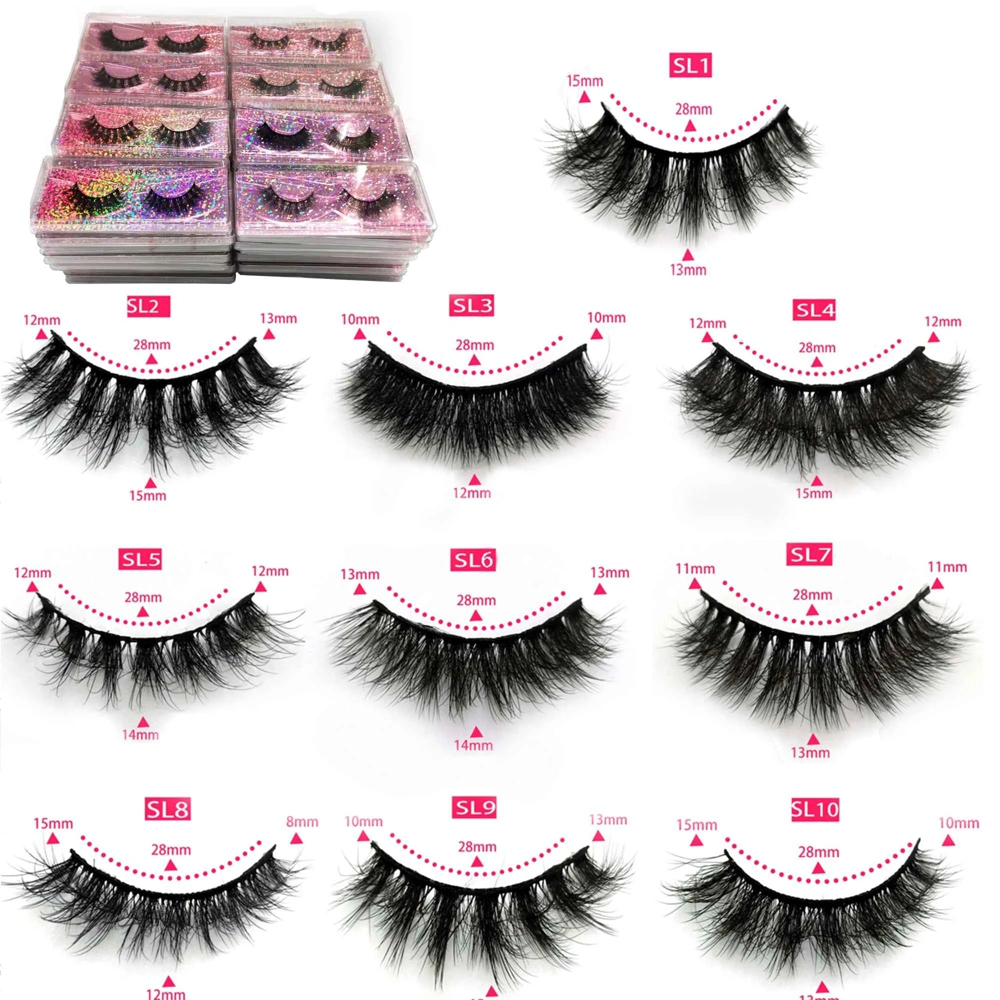 Professional 3D Faux Mink Eyelash Collection – Bulk Wholesale Custom Series