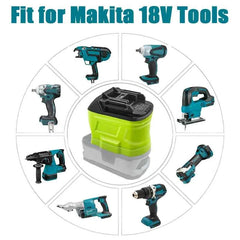 Ryobi 18V battery adapter for Makita, Milwaukee and DeWalt tools – image 3