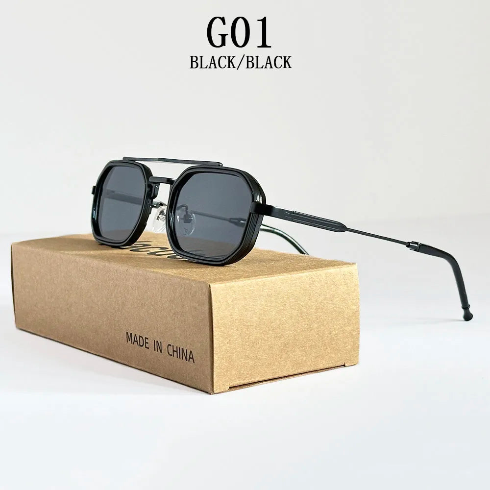 Square Punk Steampunk Sunglasses by Snagg A Shades