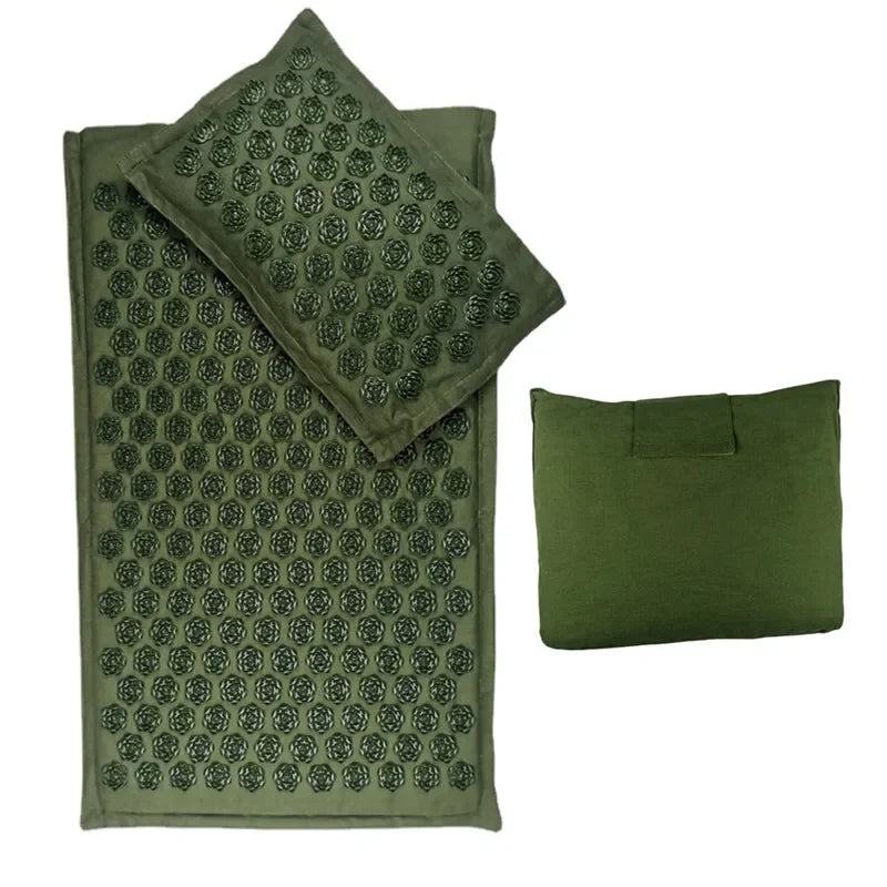 Premium Nature Linen Acupressure Set | Coconut Fiber & Buckwheat