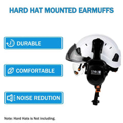Hard hat slot-mount earmuffs – image 4