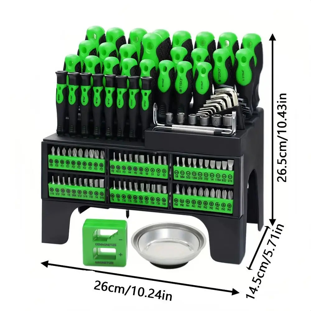 118-Piece Magnetic Screwdriver & Nut Driver Set