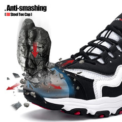 Men’s Safety Shoes – Lightweight Steel Toe Work by Snagg A Shoes