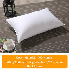 Goose Down & Feather Cushion Core – 100% Cotton Cover by Snagg A Pillow