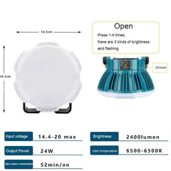 24W LED work light for Makita batteries – image 3