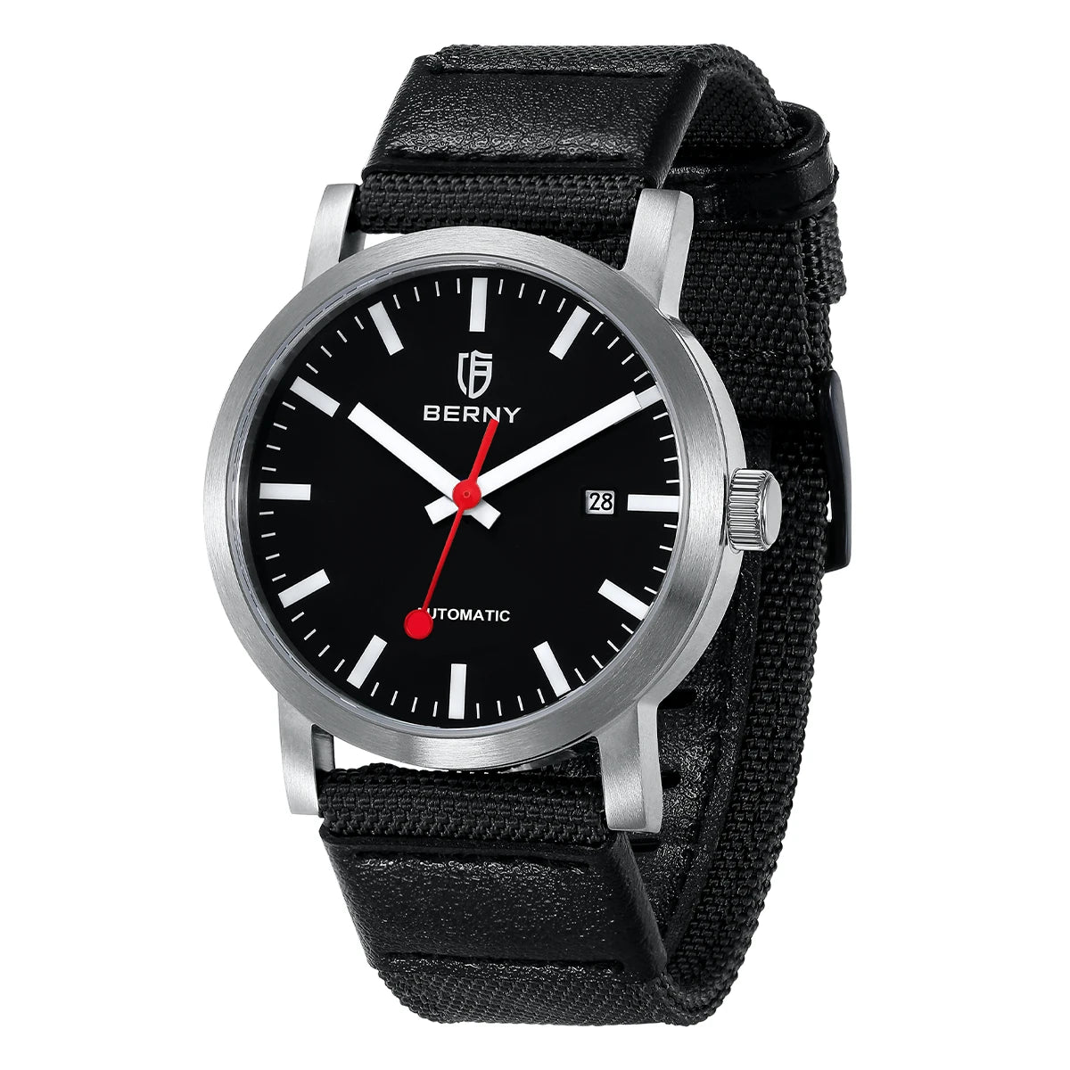 BERNY Swiss Railroad Automatic Watch