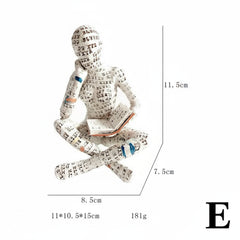 Abstract Reading Woman Sculpture by Snagg A Sculpture