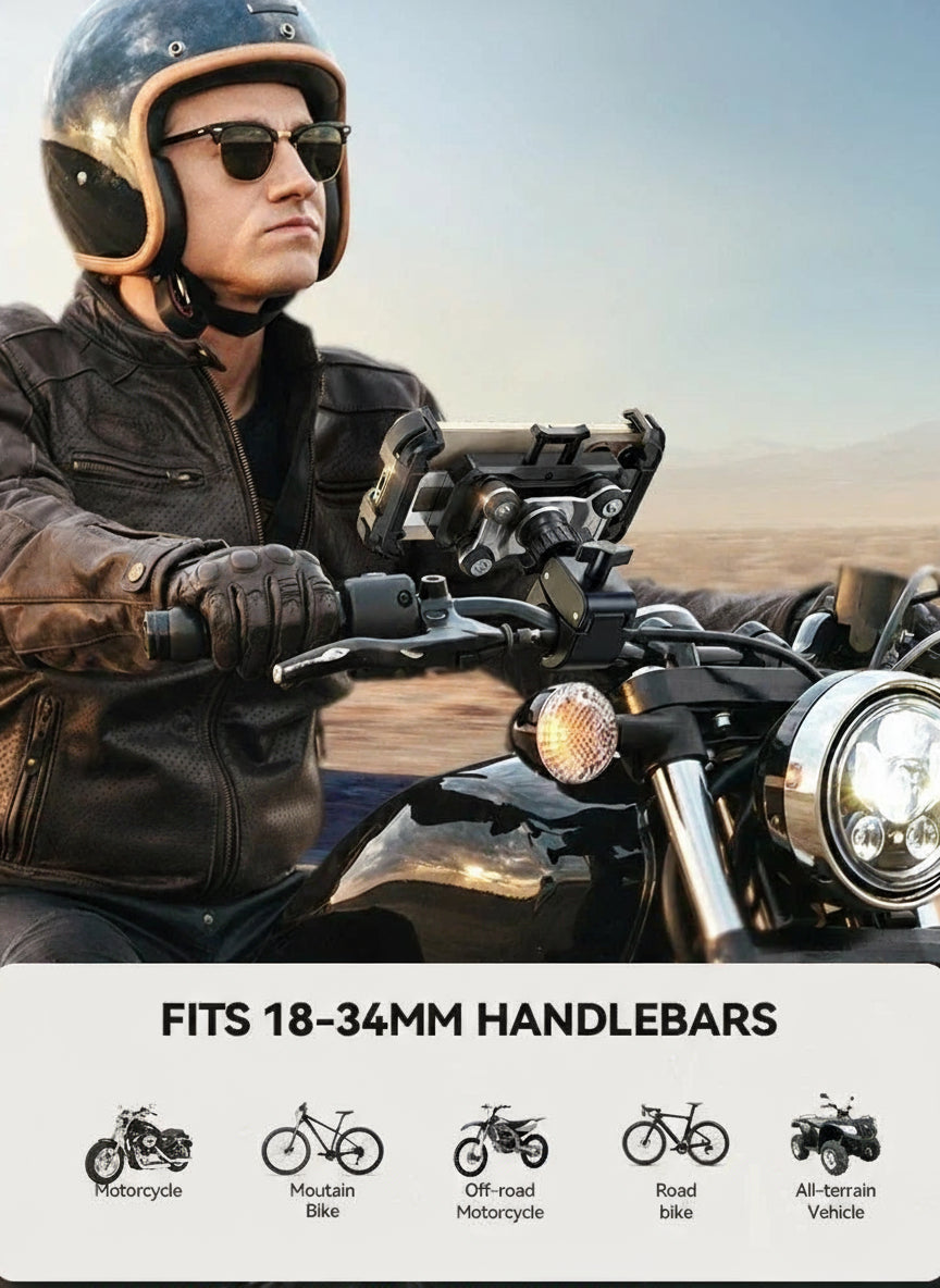 Motorcycle Phone Holder by Snagg A Phone Holder