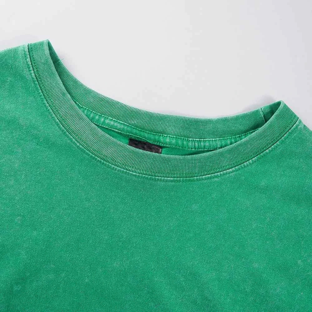 Women's TV Show Inspired Washed T-Shirt | Cotton Oversize Soft Summer Street O-Neck Casual Top