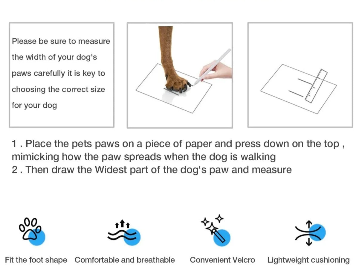 Waterproof Dog Shoes by Snagg A Shoes