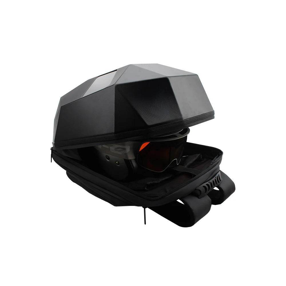 Bluetooth LED Eyes Motorcycle Hard Shell Backpack - SnaggIt